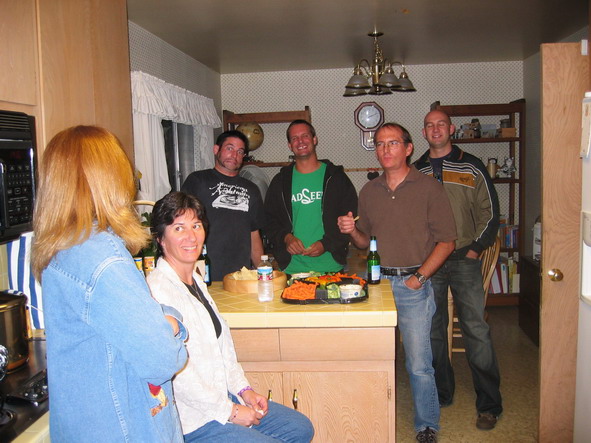 eileen, maryanne, ryan, cliff, randy, and matt get energized before ...